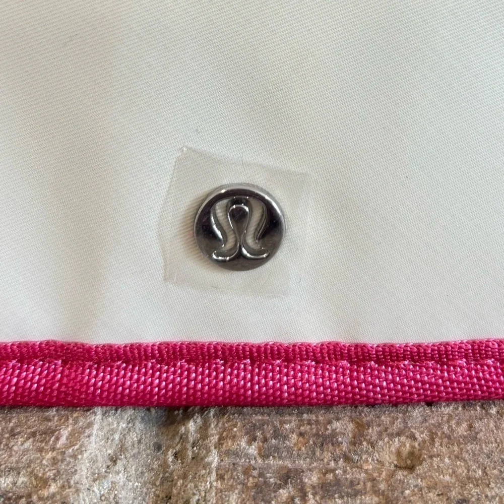 NWT Lululemon True Identity Card Case In Raspberry Coulis/Rock Melon/Light Ivory